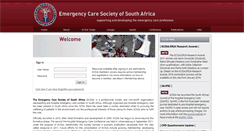 Desktop Screenshot of ecssa.org.za